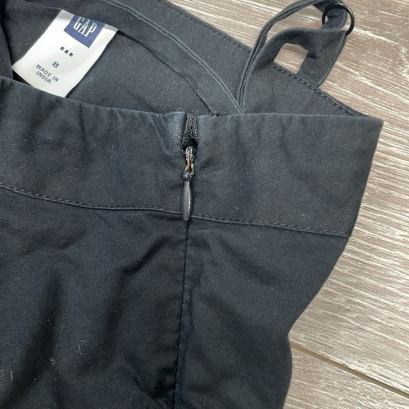 Gap Cotton Spaghetti Strap Fit and Flare Ruffled Hem Dress 8 - Picture 16 of 16